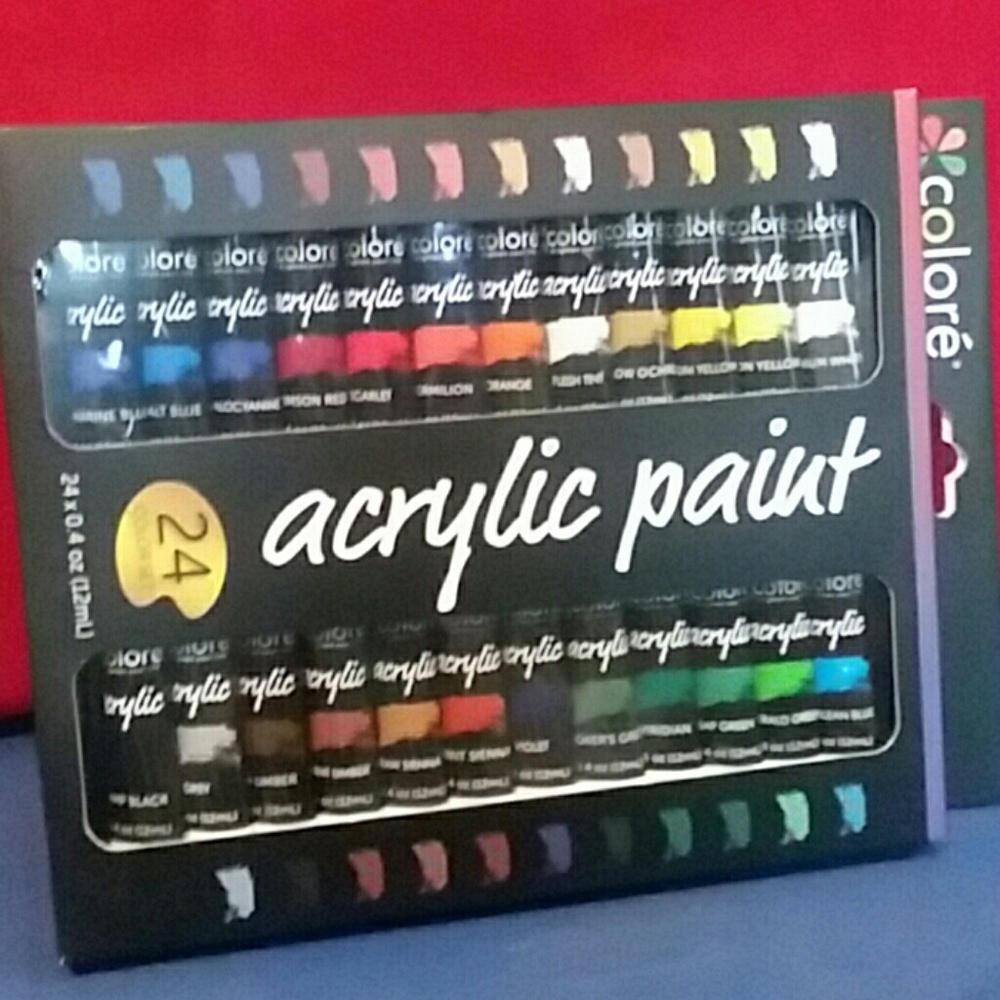 🔥NWT🔥 Acrylic Paint Set! 24 Colors!!